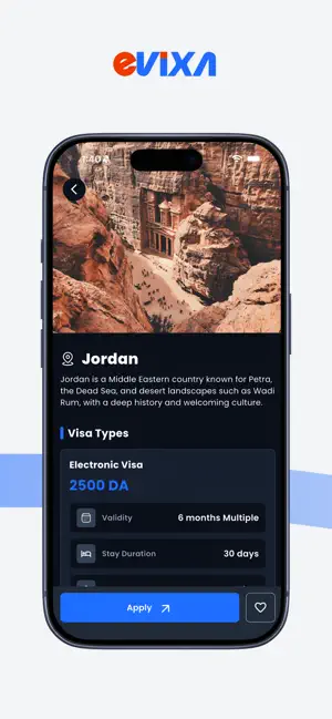 eVIXA — Visa en ligne screenshot 3
