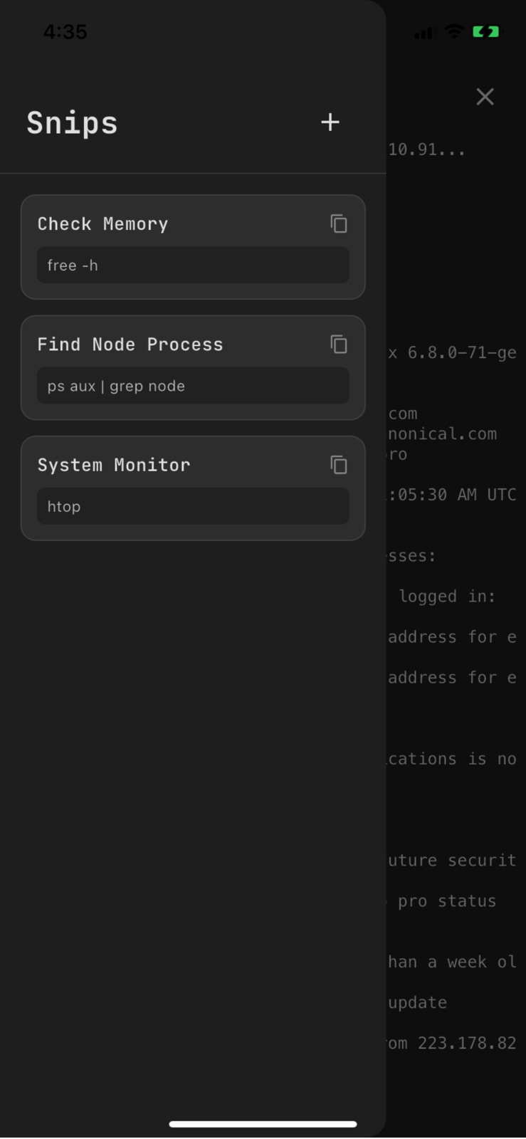 Rooted SSH iphone screenshot 3