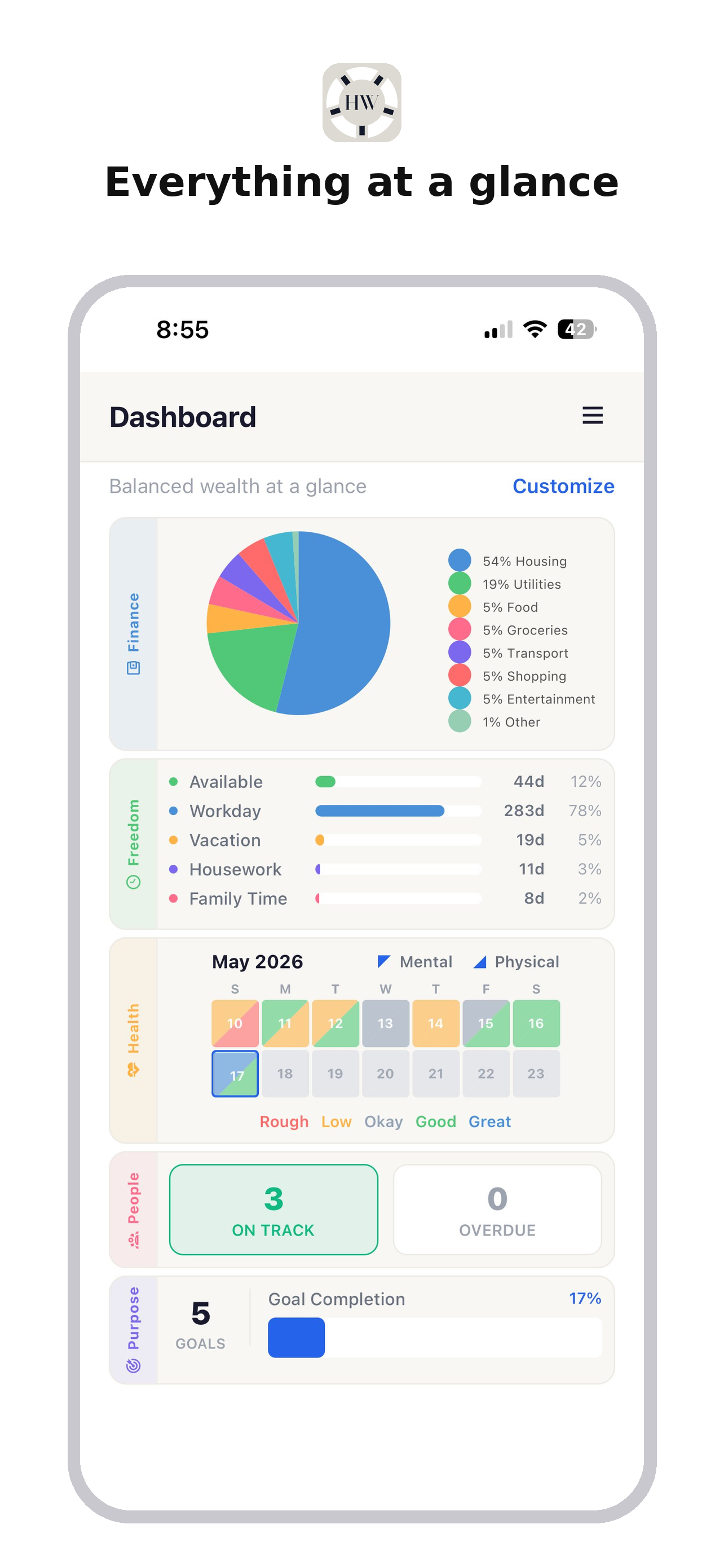 Healthy Wealth Tracker screenshot 3