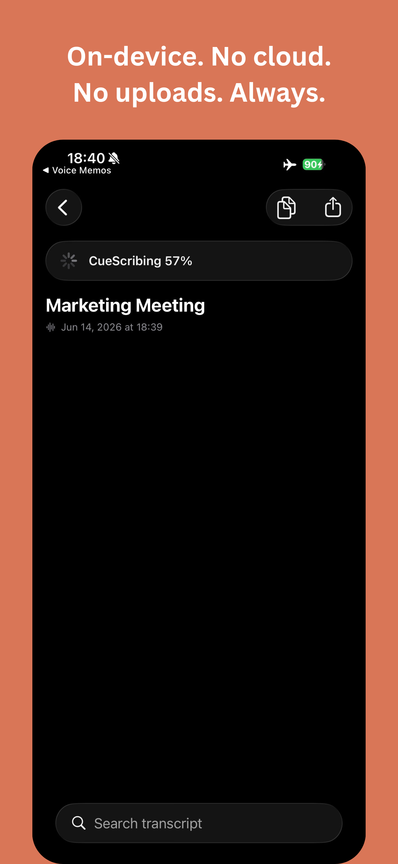 CueScribe: Voice to Text Notes screenshot 3