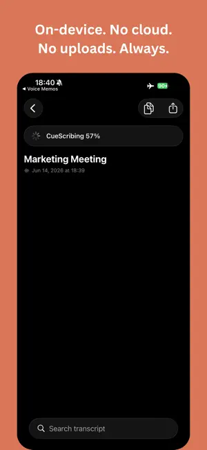 CueScribe: Voice to Text Notes screenshot 3