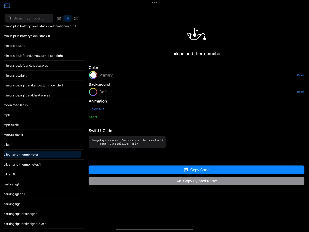#4. SFSymView (iOS) Von: James Nerlinger