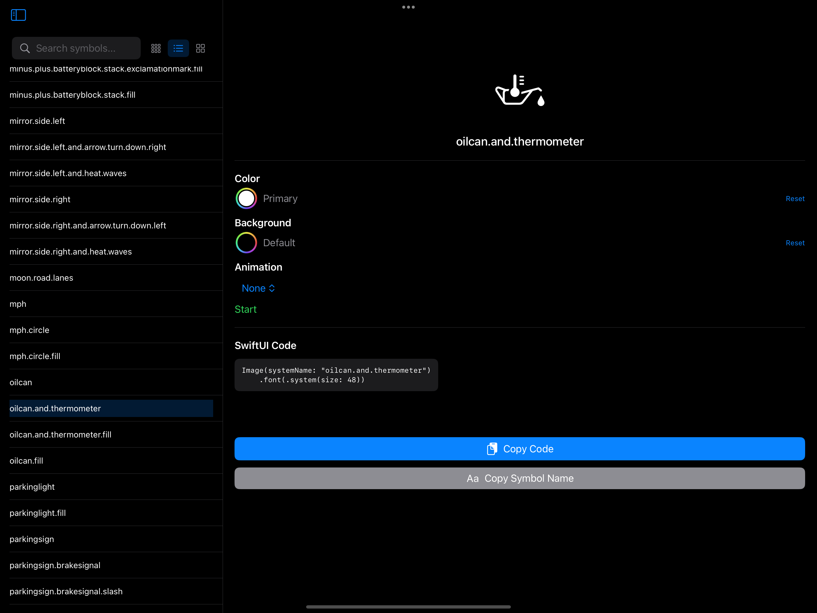 SFSymView screenshot 4