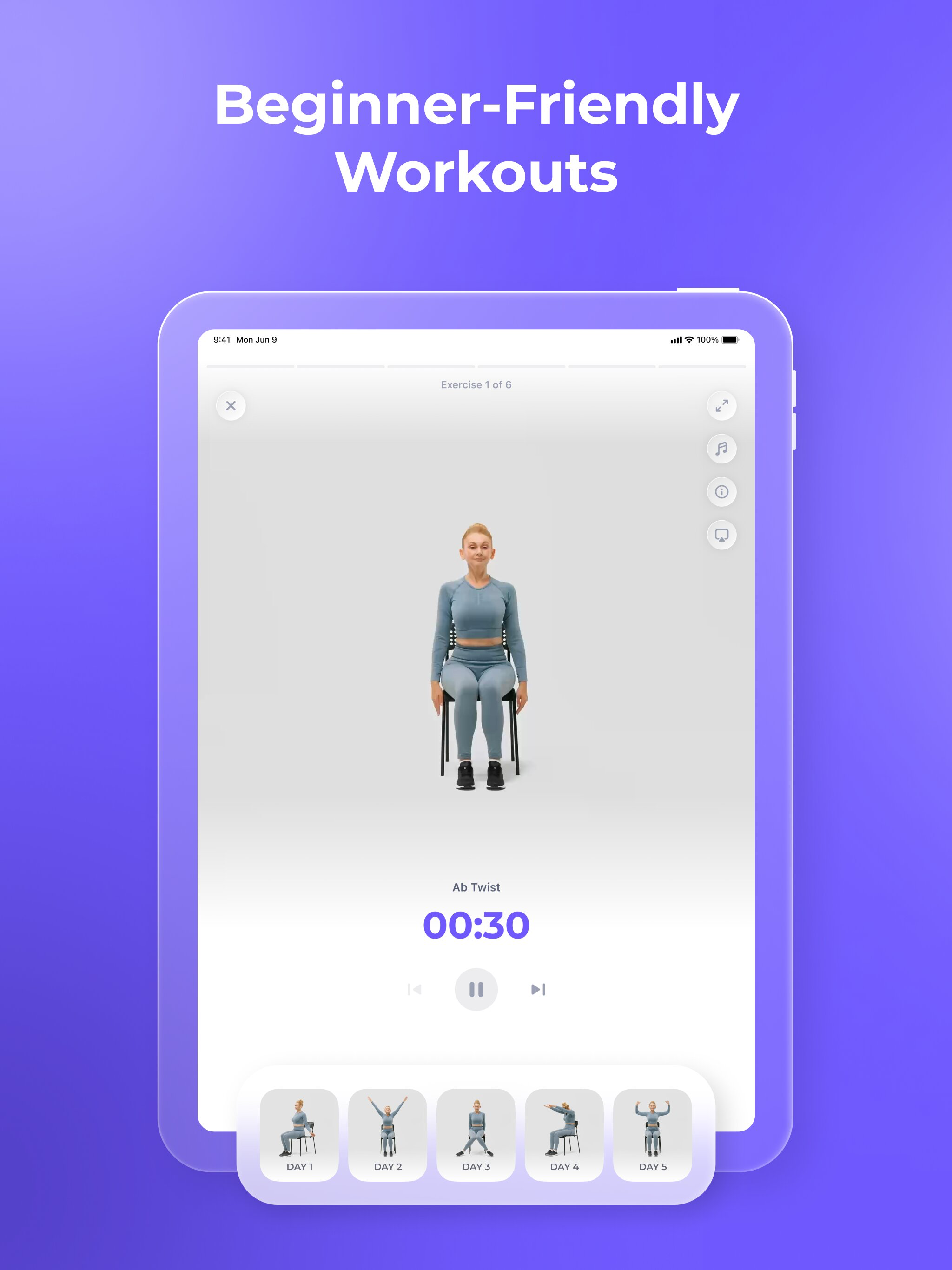 FitMe - Lazy Workout at Home screenshot 8