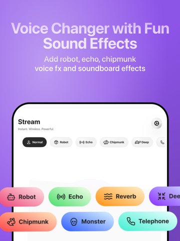 Virtual Microphone - AirMic iPad screenshot