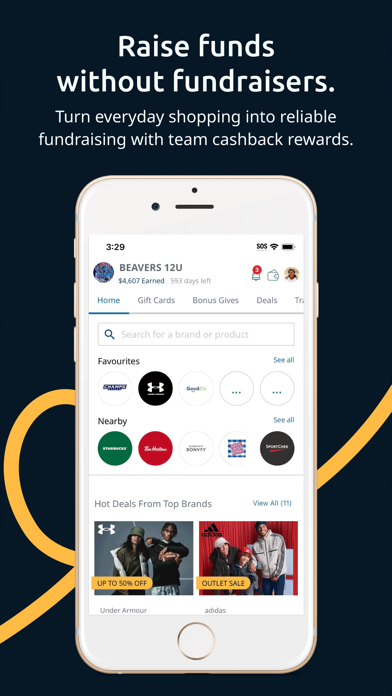 FlipGive Shop - Funding Sports Screenshot
