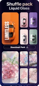 Liquid Glass Wallpapers Live screenshot
