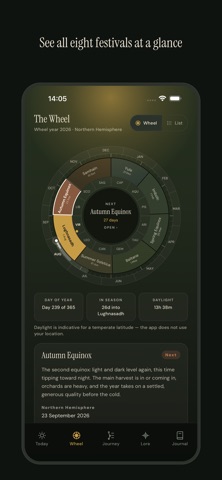 Wheel of the Year: Pagan iPhone screenshot