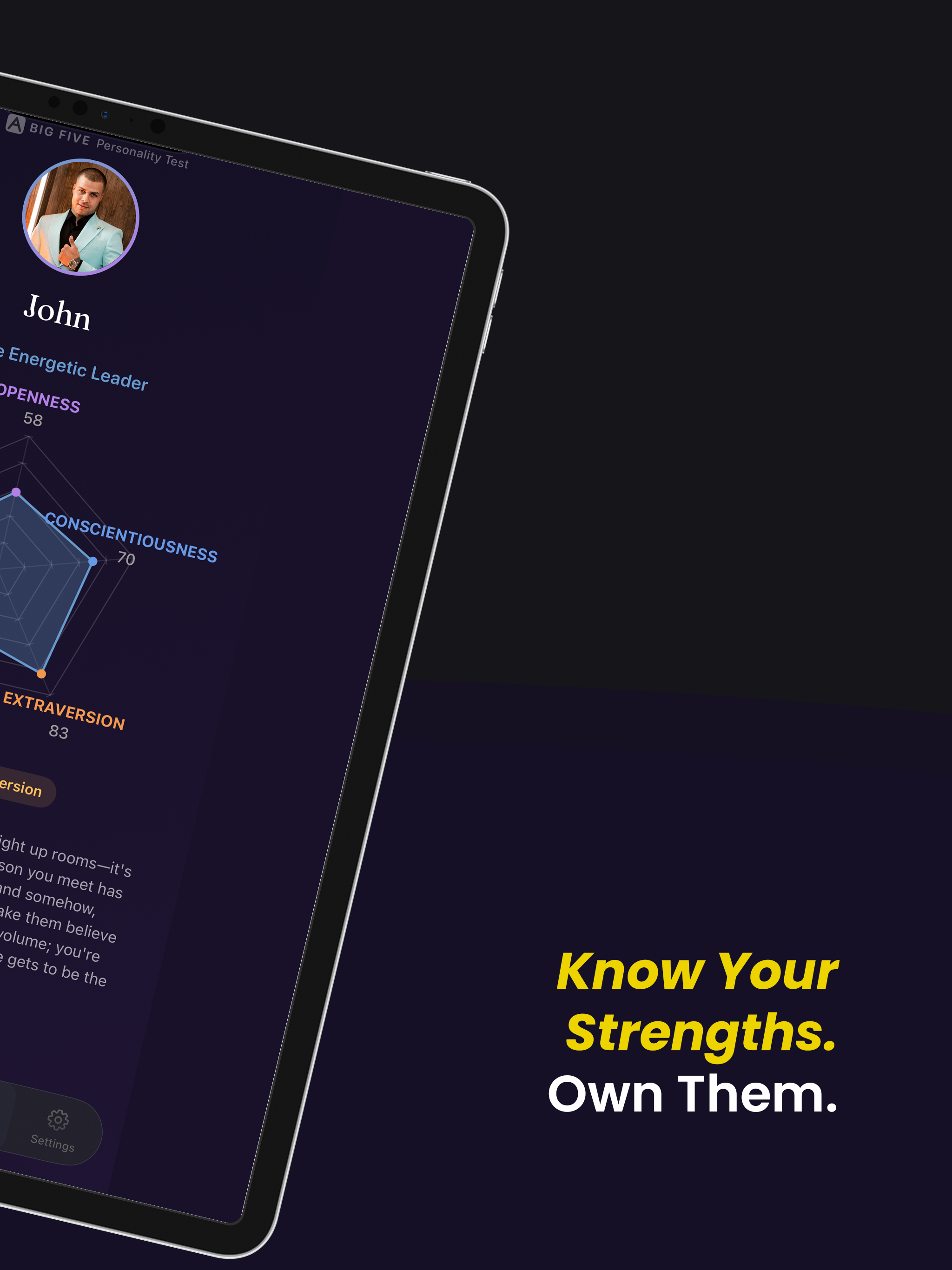 BIG FIVE — Personality Test screenshot 9