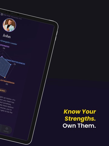 BIG FIVE — Personality Test iPad screenshot