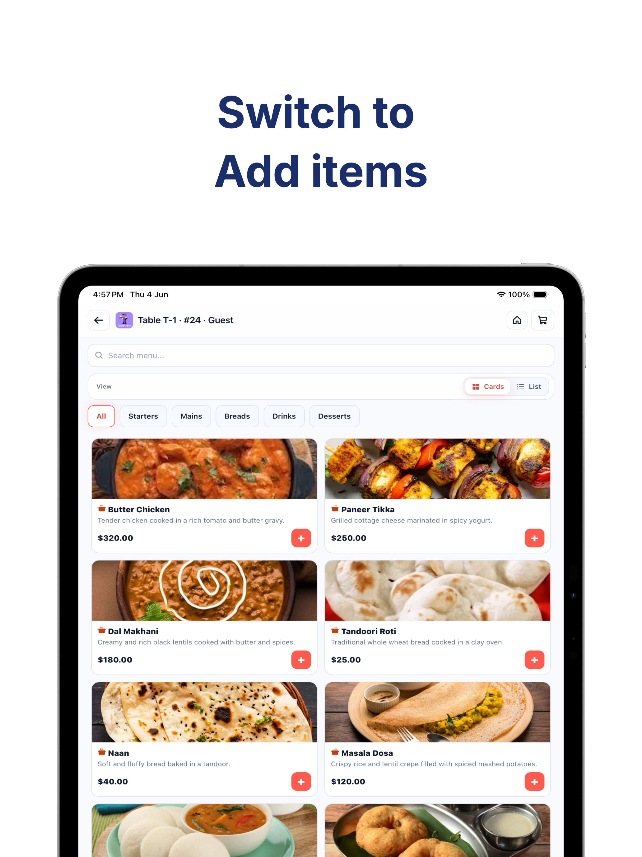 TableTrack POS