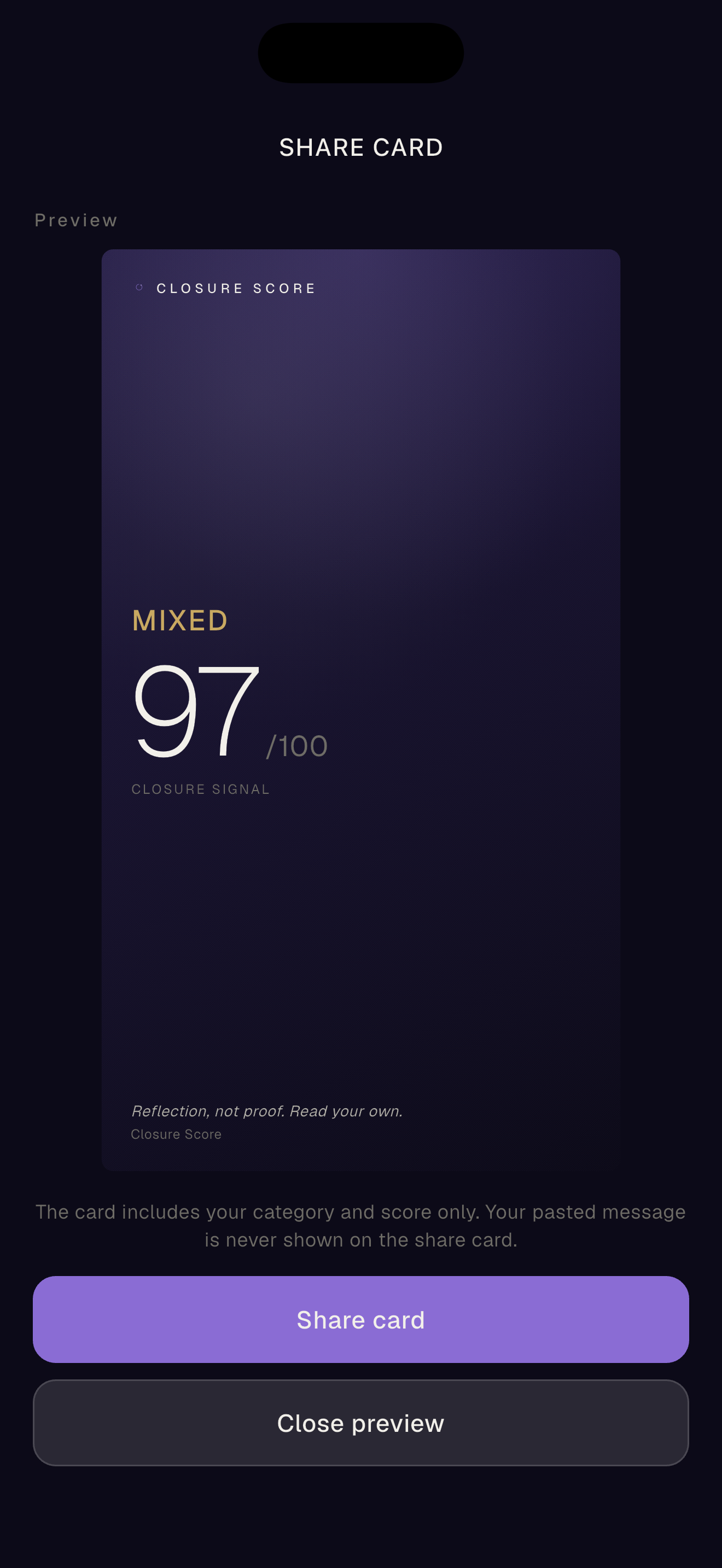 Closure Score screenshot 4
