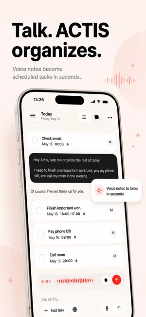 ACTIS: AI To-Do List Planner screenshot 2