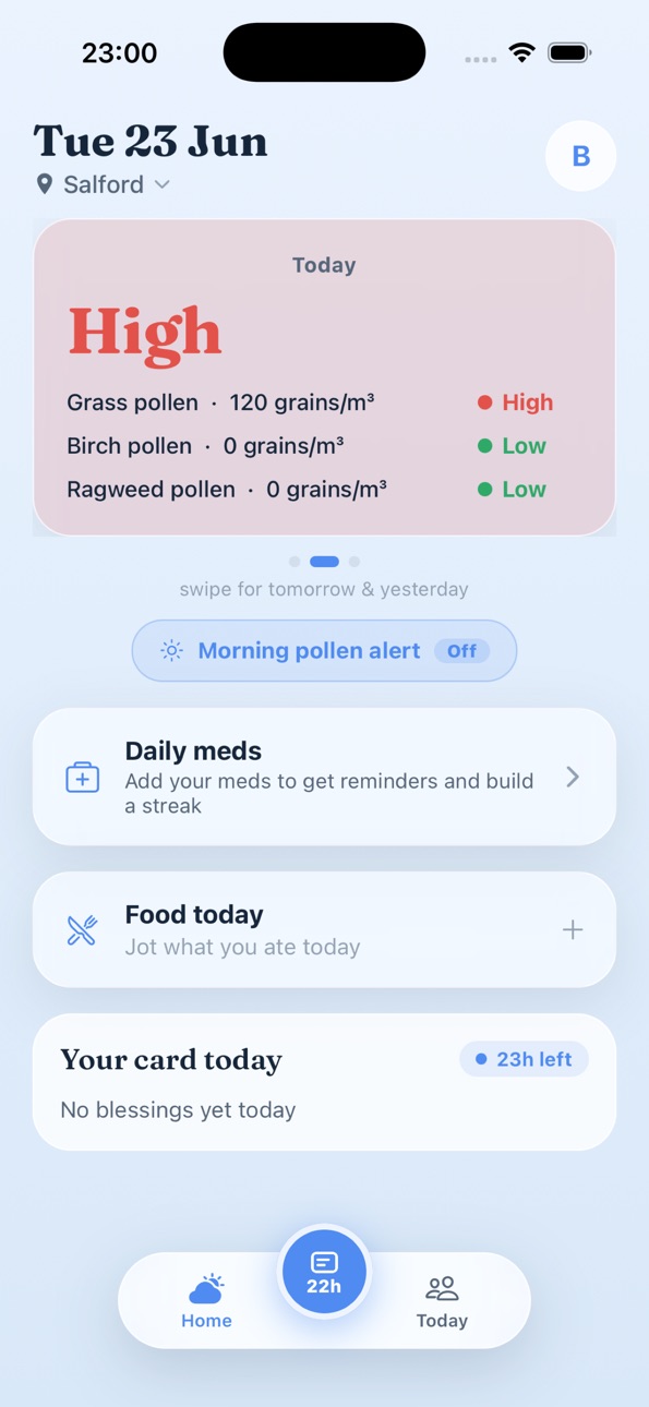 iPhone screenshot