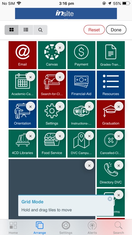 InSite for CCC, DVC and LMC