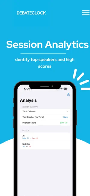 DebaterClock screenshot 2
