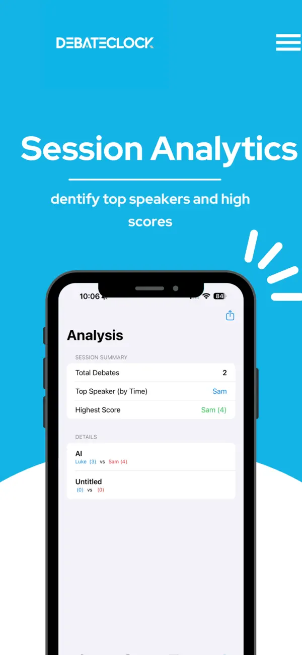 Screenshot #2 pour DebaterClock