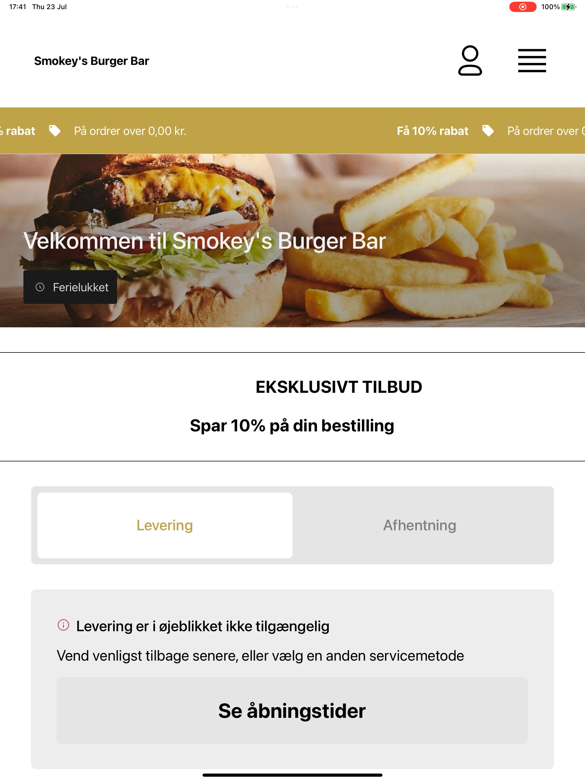 Smokey's Burger Bar screenshot 5