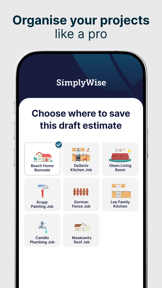 SimplyWise: Cost Estimator screenshot