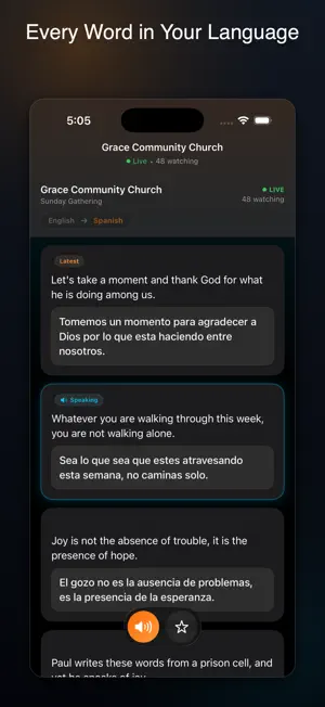 Selah Translate screenshot 1