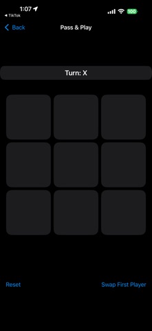 Local Play Tic Tac Toe screenshot