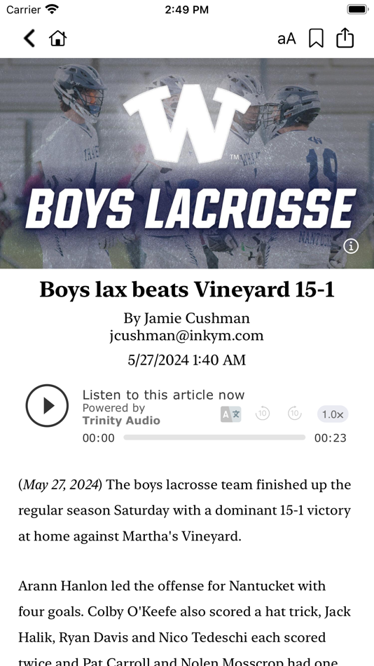 #4. Nantucket Inquirer and Mirror (iOS) 由: Nantucket Inquirer and Mirror
