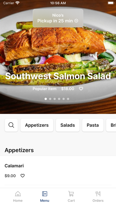 Nico’s iPhone screenshot 2 - Food & Drink app