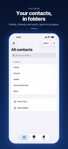 Contacts in Folders Screenshot 1 of 6