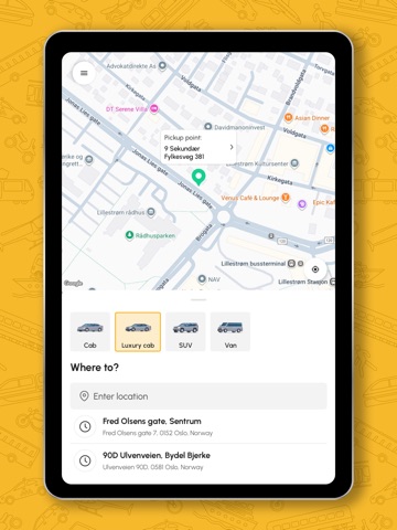 Hereford Karls Taxi iPad screenshot