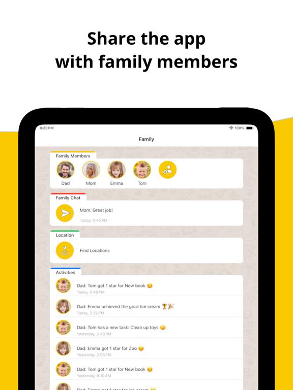biiward - Reward System iPad screenshot 6 - Productivity app