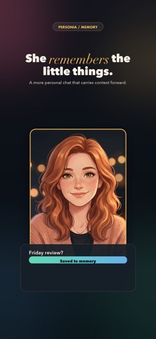 Personia: AI Character Chat iPhone screenshot