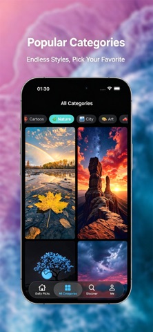 Wallpix - HD wallpaper iPhone screenshot
