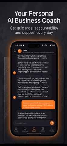 Side Hustle AI: Business Coach iPhone screenshot