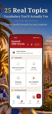 Learn Spanish: 1000 Words screenshot 2