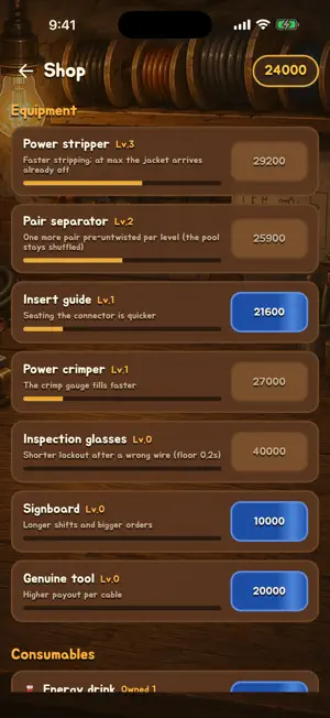 Cabling Tycoon: LAN Cable Shop screenshot 4