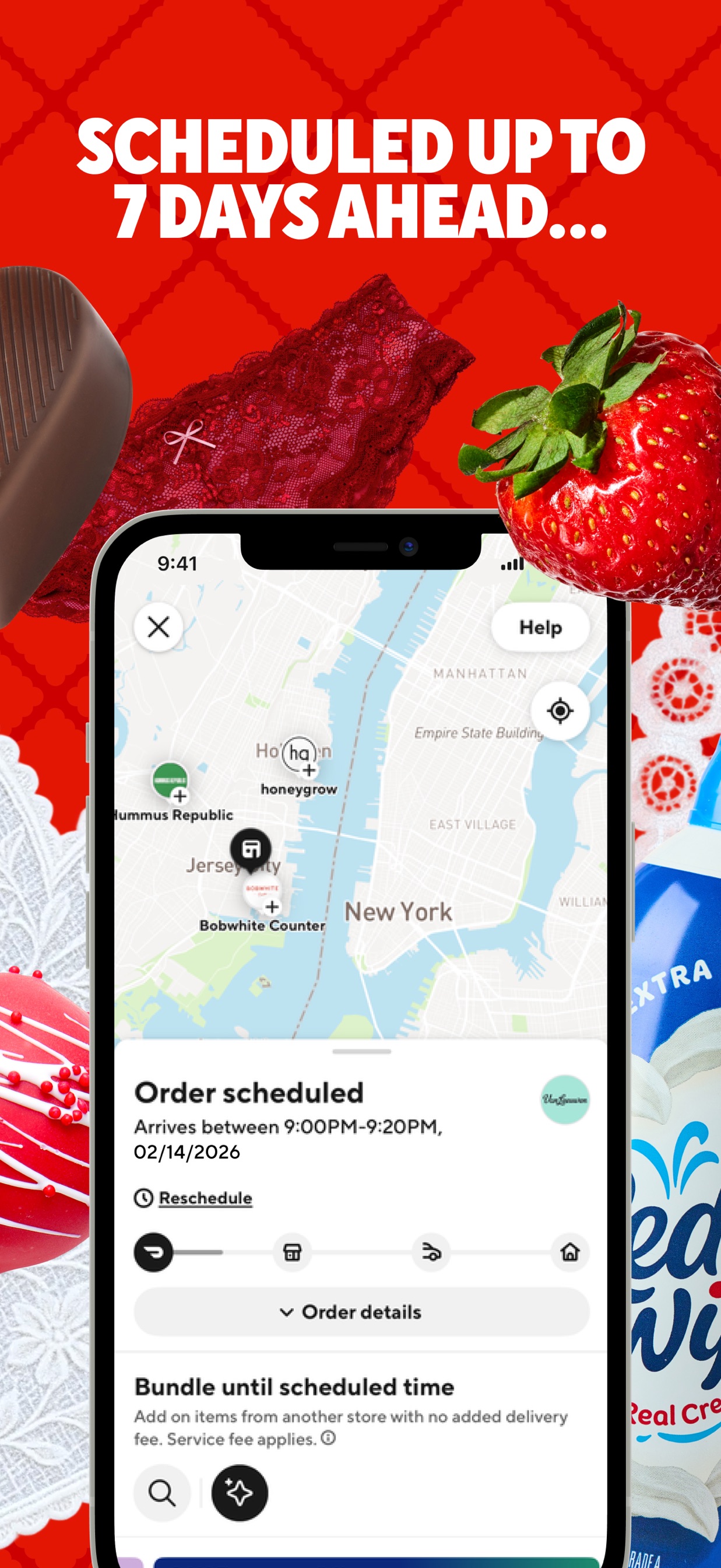 SCHEDULED UP TO 7 DAYS AHEAD...