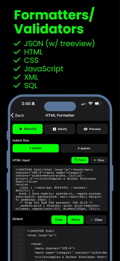DevKit: JSON, JWT & Dev Tools screenshot 5