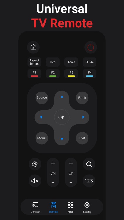 One Smart TV Universal Remote