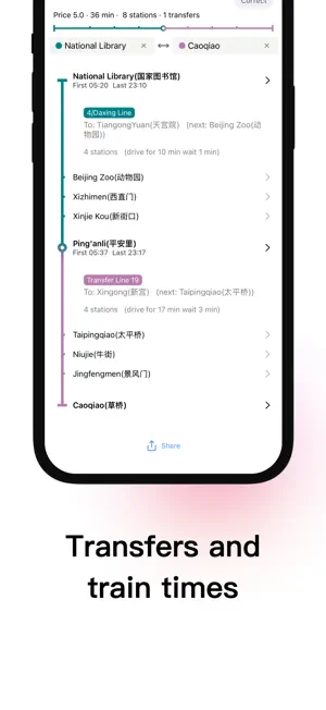 China Metro Go - Subway Map screenshot 2