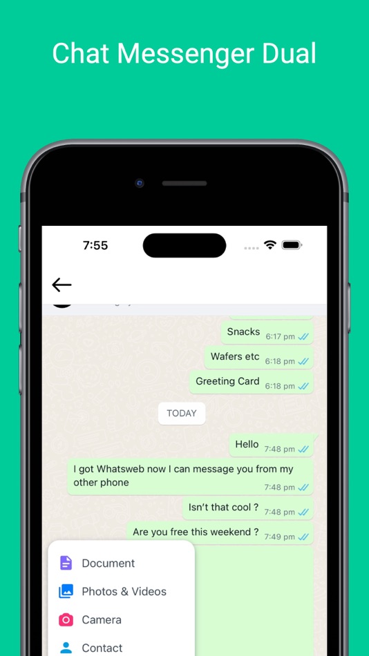 #1. Web Messenger Chat Dual (iOS) 由: Manimau Studios Pte Ltd