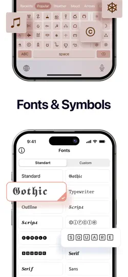 Fonts Art - IPhone Için Klavye iPhone Ekran Görüntüsü 2