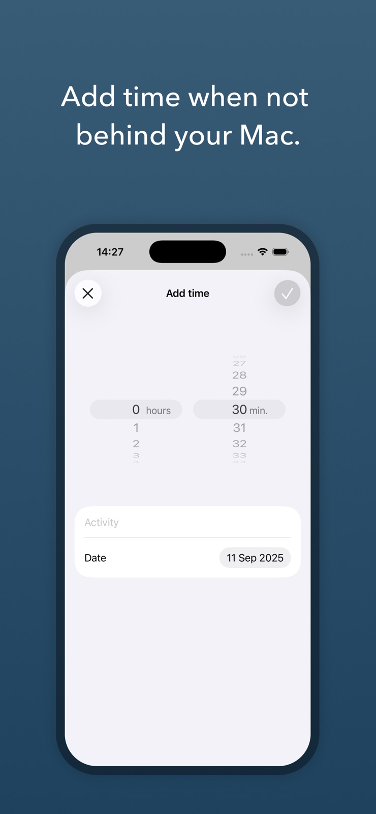 Daily – Work Hours Tracker iphone screenshot 3