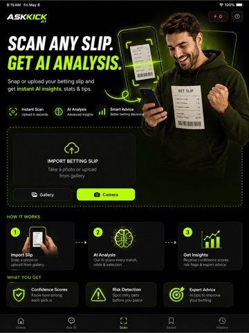 AskKick AI: Football Insights iPad screenshot