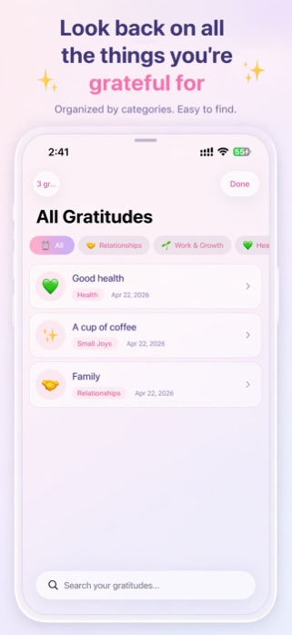 Gratitudes Jar Screenshot 2 of 3