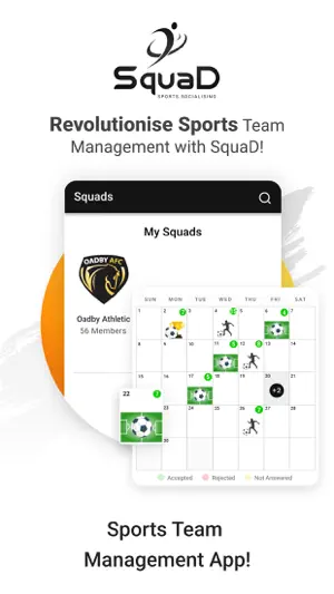 SquaD - Sports Team Management screenshot 1