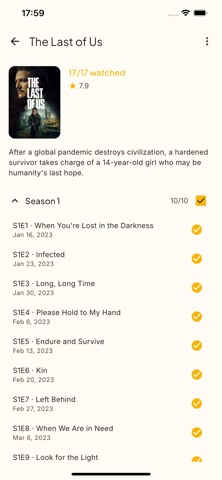 TV Moment: Series Tracker Screenshot 1 of 4