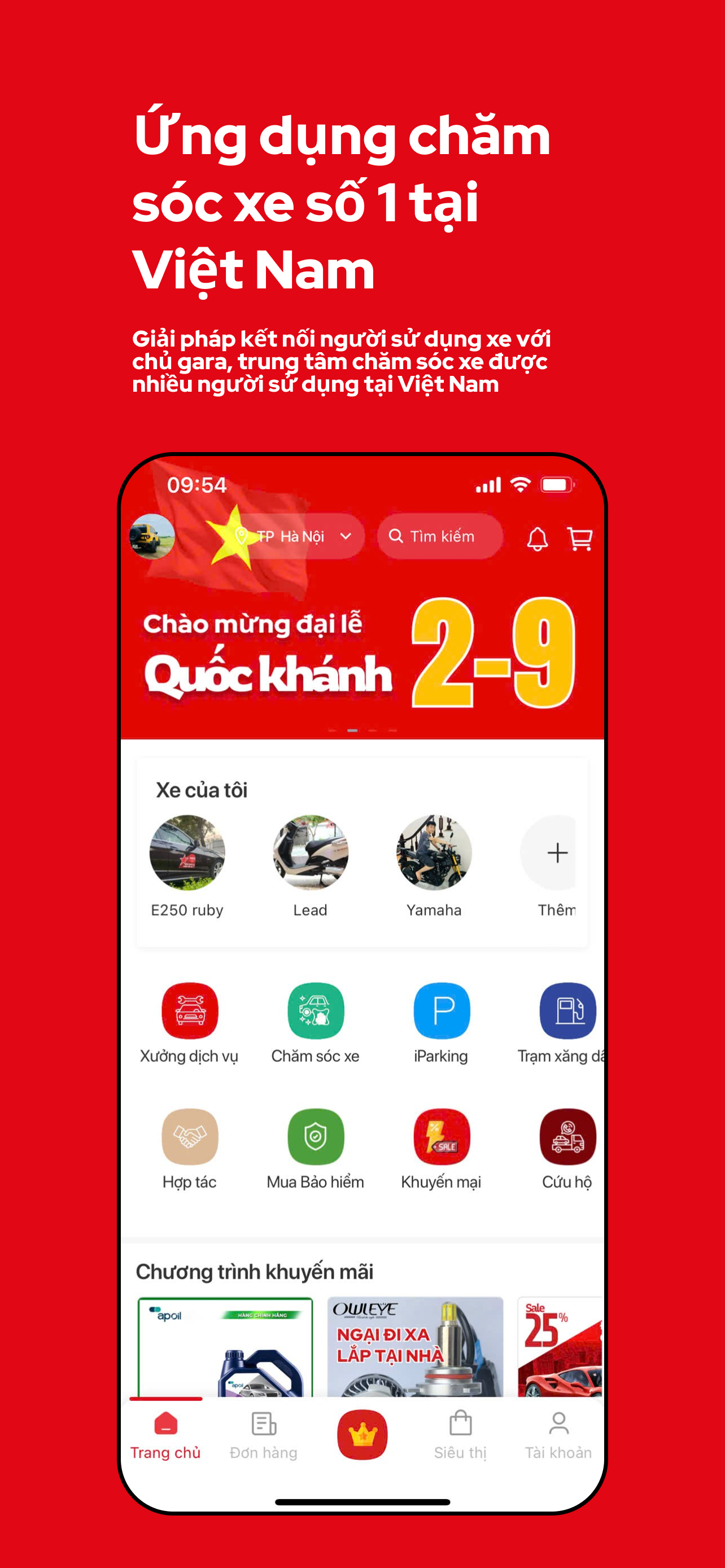 maxQ-Ứng dụng chăm sóc xe số 1