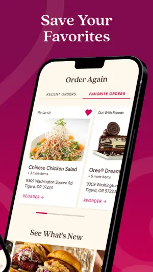 The Cheesecake Factory screenshot 4