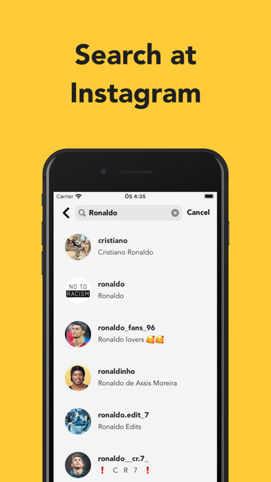 App screenshot
