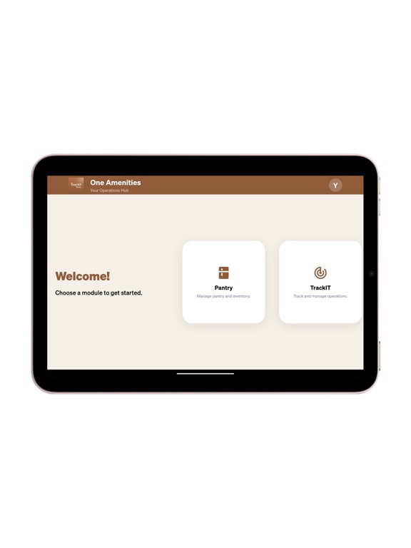 TrackIt-Pantry iPad screenshot